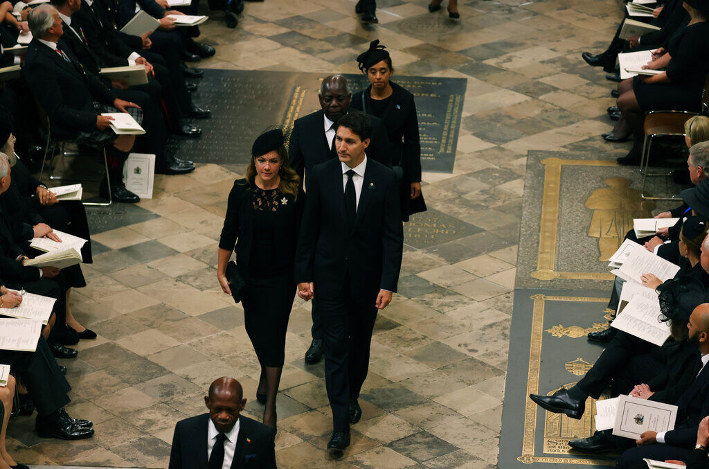 Canada's Prime Minister Justin Trudeau and his wife Sophie